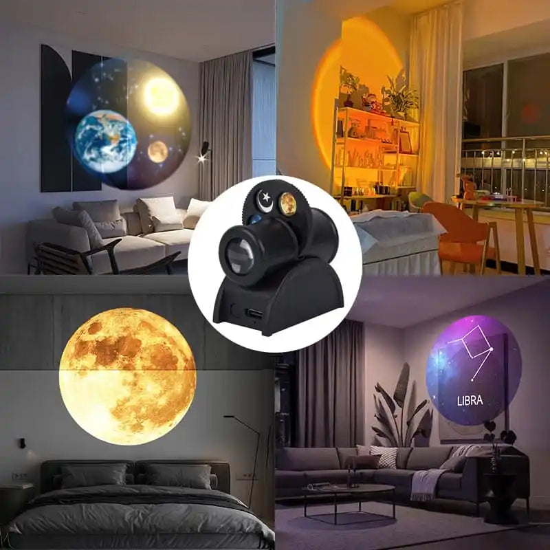 Lamp 4K Ultra HD Projection Lamp with Film Slides