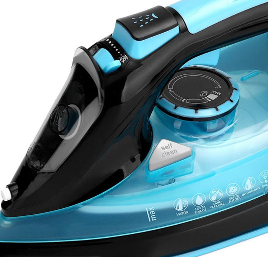 Steam Iron – Ceramic Wet & Dry Lightweight for Home