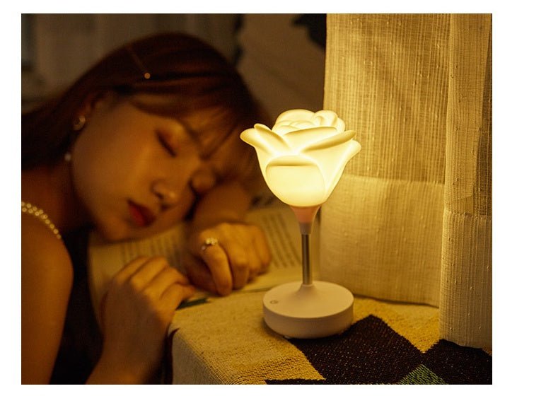 Touch Rose Usb Nigtht Light Creative Bedroom Silicone