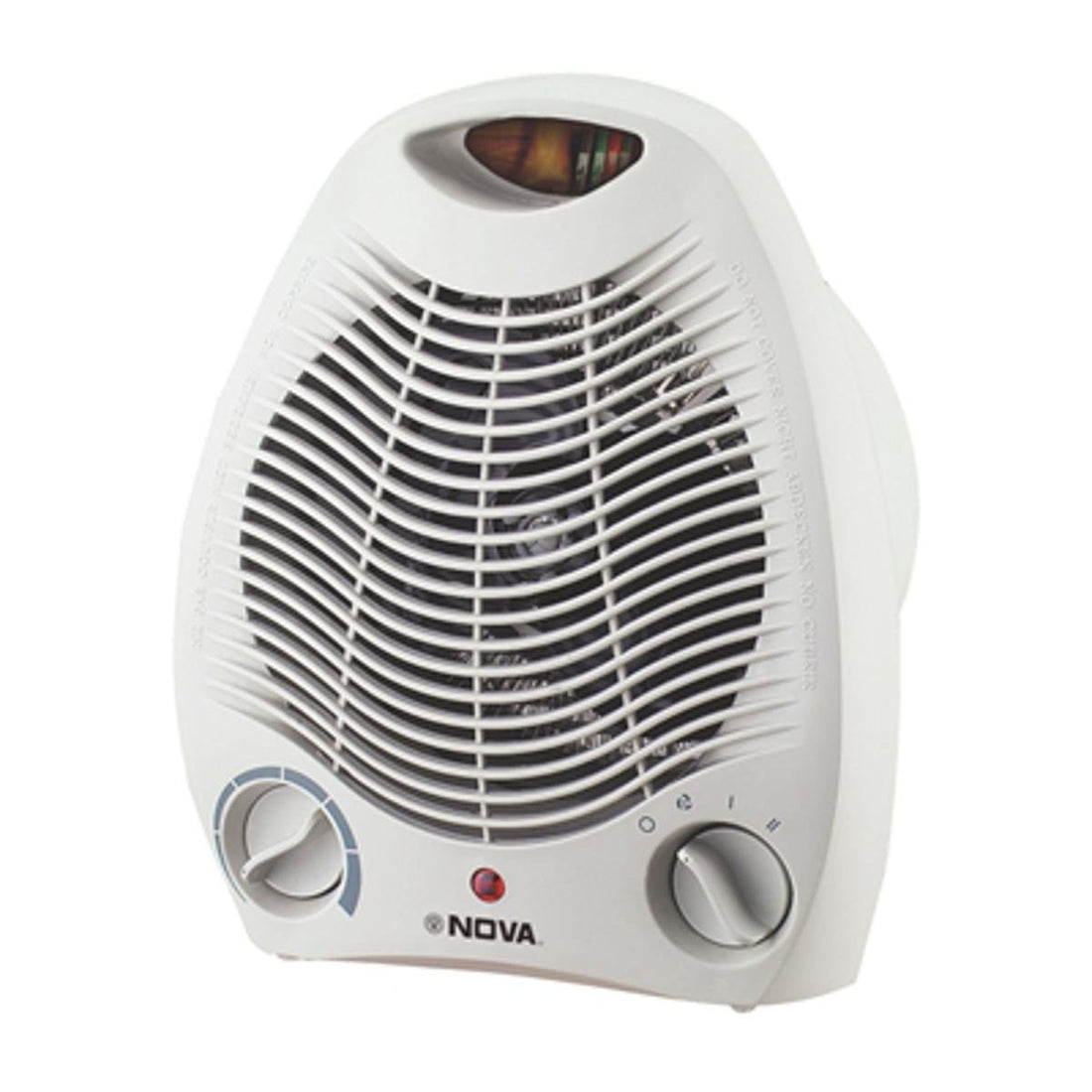 Portable fan heater Nova 2000W with adjustable thermostat for efficient heating in any room.