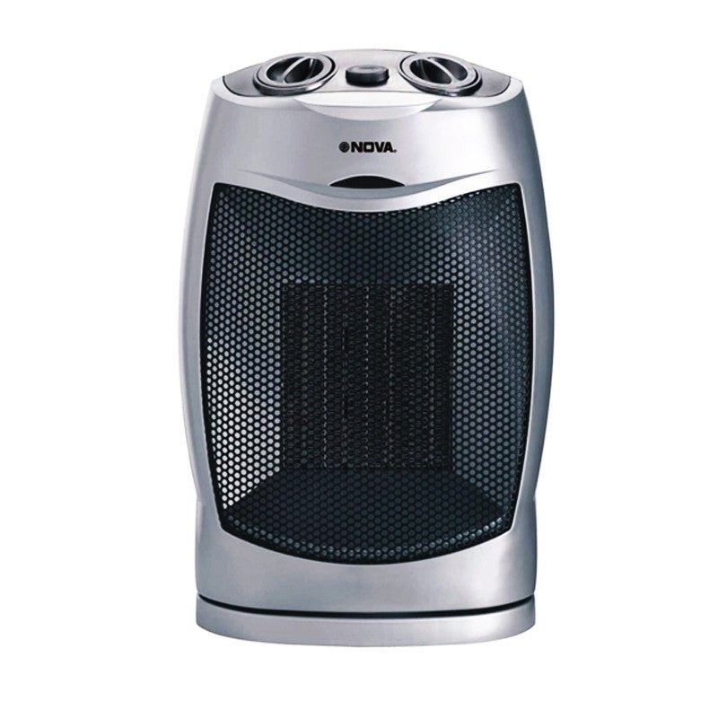 Portable fan heater Nova with adjustable thermostat and 2000W heating for energy efficient warmth.