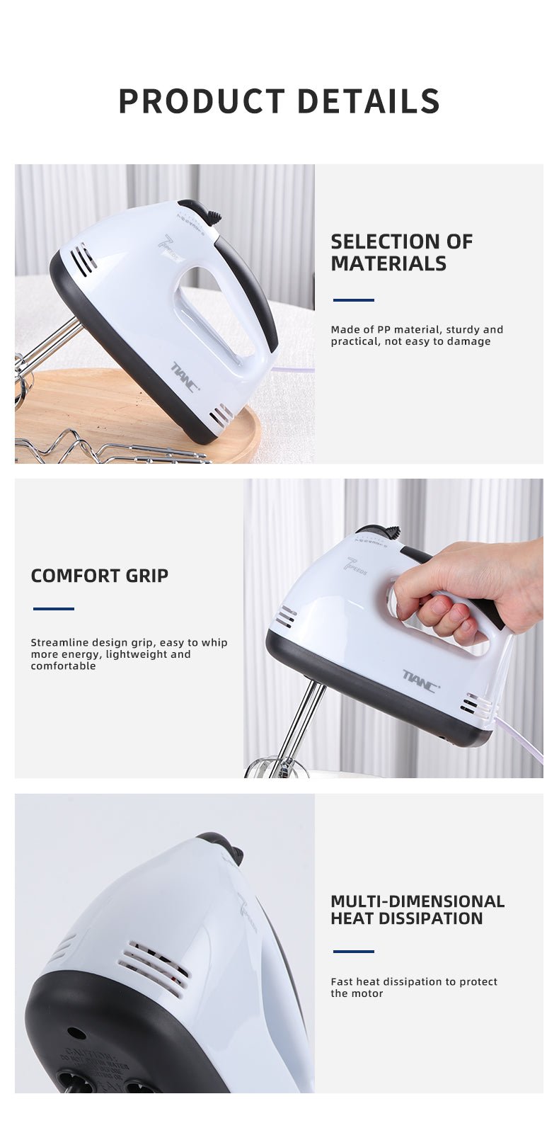 Nova – Hand Mixer With Bowl | 250W Powerful Electric Beater & Dough Mixer for Baking in UAE